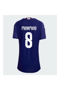 Japani Takumi Minamino #8 Jalkapallovaatteet Naisten Kotipaita MM-kisat 2026 Lyhythihainen